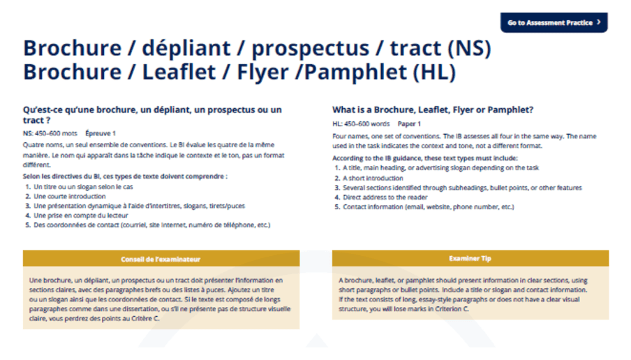 Brochure/dépliant/prospectus/tract